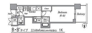 平安通駅 徒歩1分 6階の物件間取画像